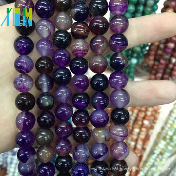 6mm Natural Ametista CZ Gemstone Quartz Stone Beads